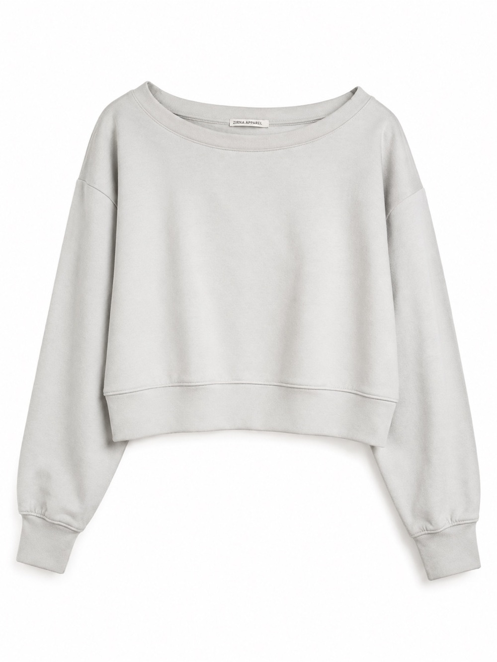 Zenana Outfitters White Crewneck Top